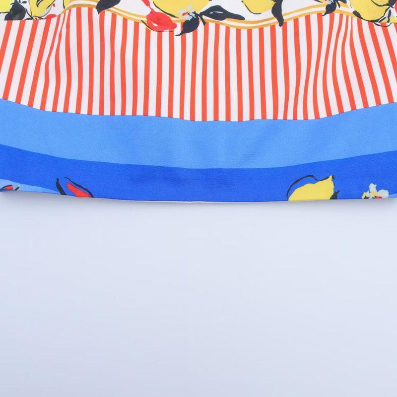 Kaslead New Arrival Women's Clothing Fashion Style Fashion Lemon Printing Top Skirt 6929433 3442348