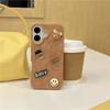 Applicable iPhone17promax Mobile Phone Case 16 Cute 15pro Coffee Bear 13 Creative 12P Anti-drop 11 Soft Cover
