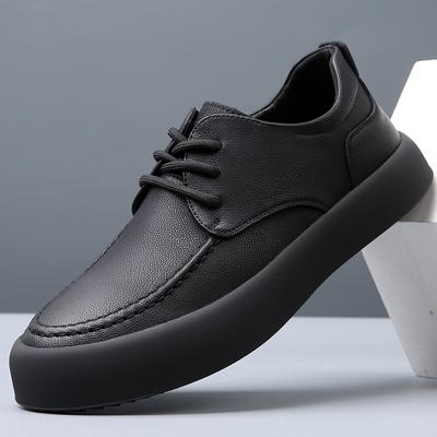 Módní pánské ležérní boty šněrovací módní boty z pravé kůže outdoorové boty Zapatos Casuales Hombres ručně šité oxfordky Pánské boty
