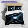 Set Biancheria da Letto 3 Pezzi Stampato Lazio FC Traspirante Copripiumino con Federe Biancheria da Letto Decorativa per Camera da Letto Casa