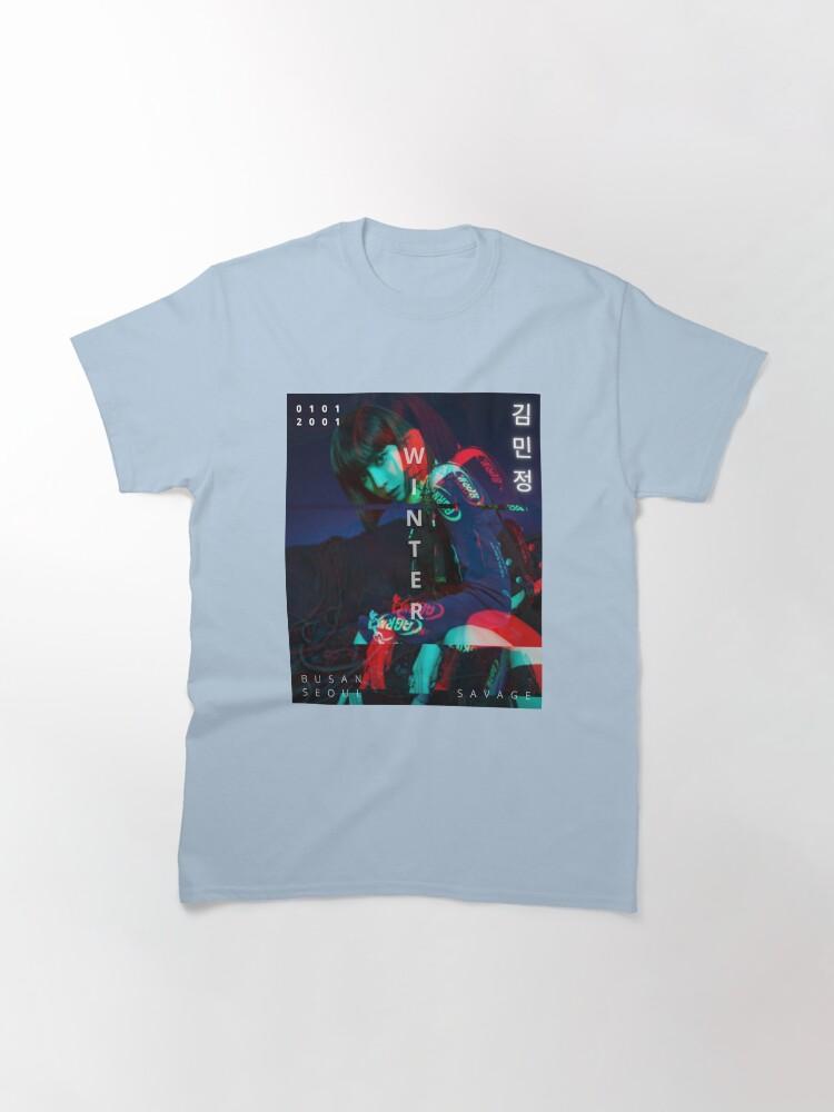 aespa Winter SAVAGE Glitch Version Classic T-Shirt