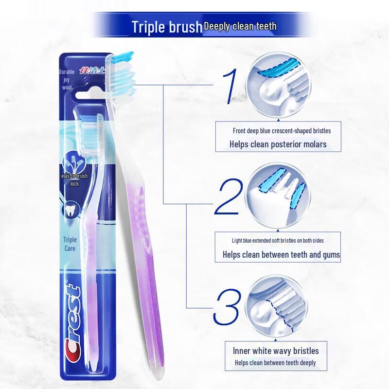 Crest Soft Bristle Gum Care Toothbrush 3-Pack