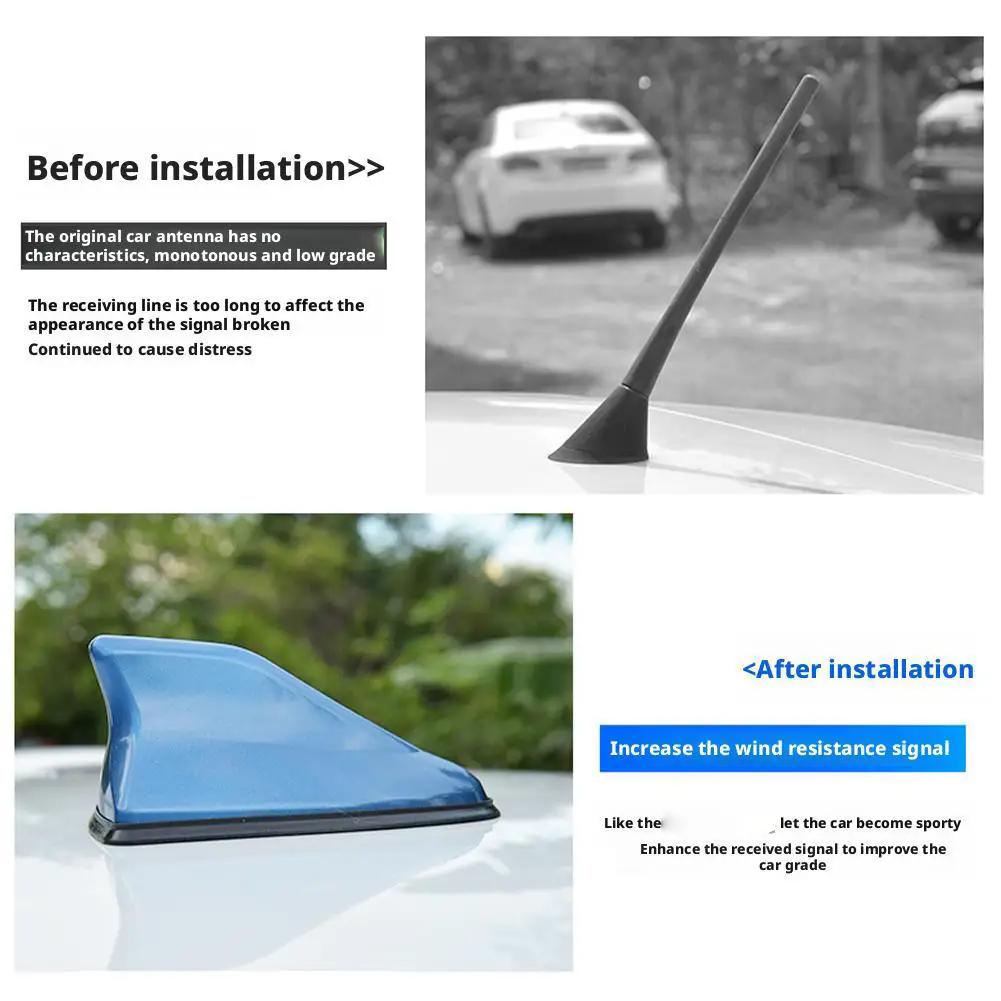 Car Antennas Shark Fin Antenna Radio Signal Aerials Roof Antennas For Chevrolet Orlando Aveo Onix Spark Montana Cruze Impala