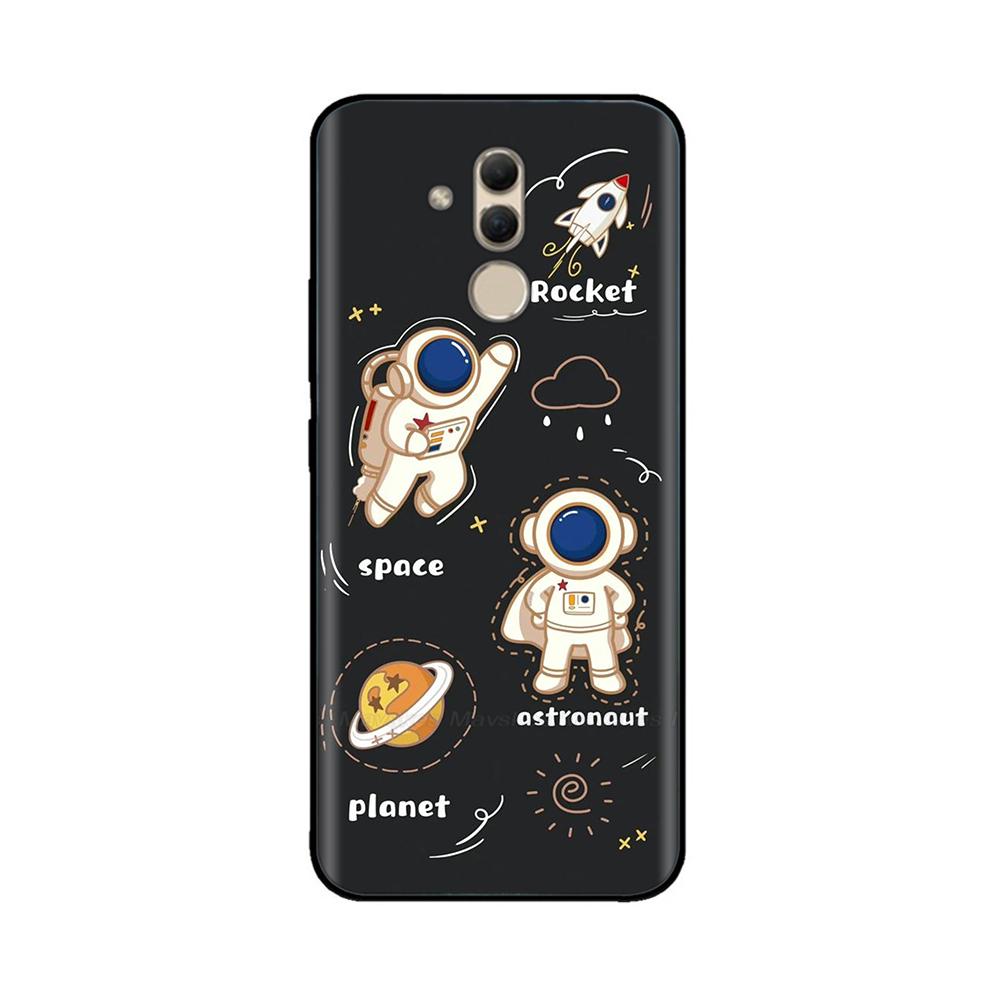 For Huawei Mate 20 Lite Case Cartoon Soft Silicone Phone Cover For Huawei Mate 20 Mate20 Pro Cases Bags Shockproof Painted Cover