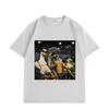 I Live Here Now Funny Goose Raccoon Frog Baseball Graphic T Shirts Unisex Fashion Vintage T-shirt Summer T-shirts