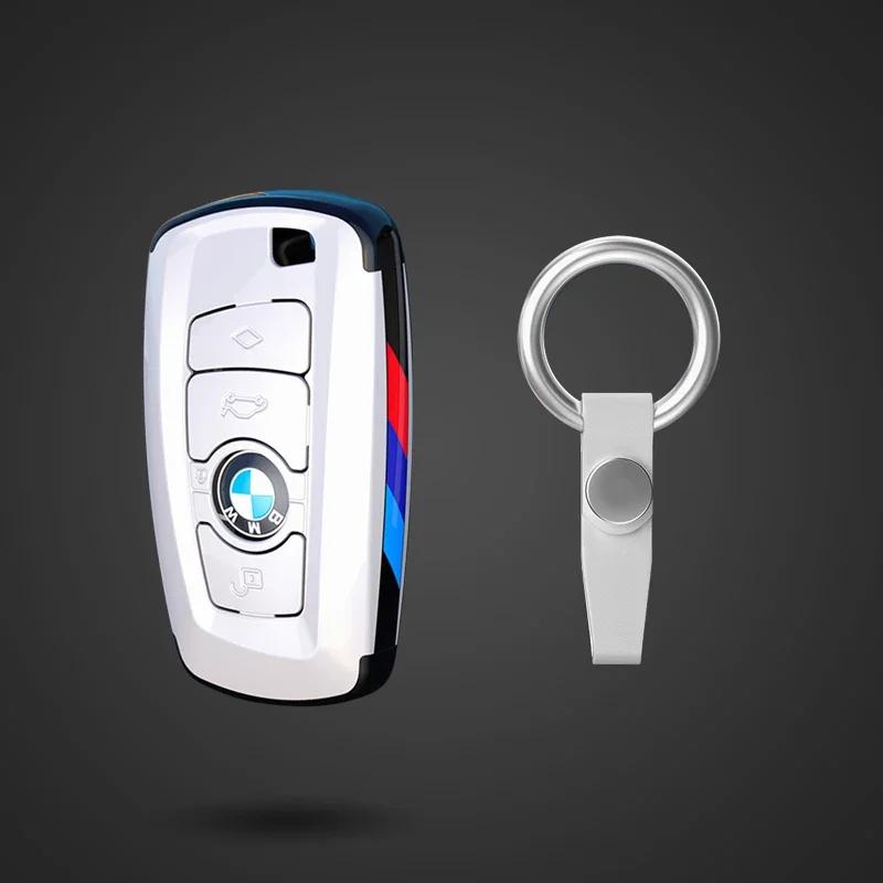 Key Case Cover Fibler Silicone For BMW X1 X3 X4 X5 X6 F15 F16 F48 G30 G38 525 540 740 1 2 5 7 Series 218i Case