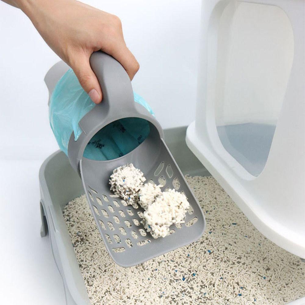 With Trash Bag Cat Litter Shovel Detachable Cat Litter Sifter Cat Litter Scoop Filter  Garden