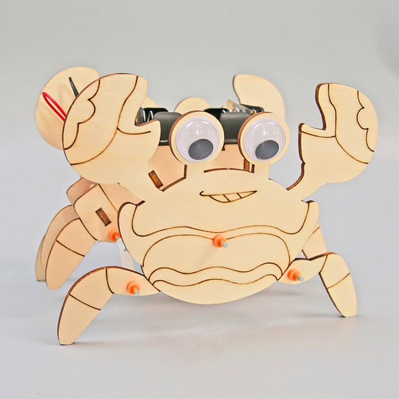 Scientific Experiment DIY Bionic Mechanical Crab Children's Handmade Toys Physical Materials Technology Small Production