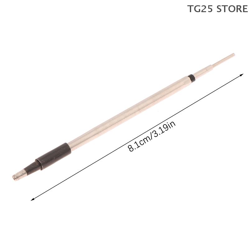 1Pc Stainless Steel Ceramic Heating Core Soldering Iron Tip Blade Tip Horseshoe Tip Round Pointed Soldering Iron Tool