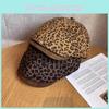 Fashion Splicing Design Leopard Print Pattern Women Casual Beret For Daily Wear