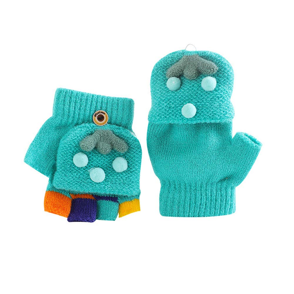 Knit for Boys and with Mitten Fingerless and Warm and Cute for Baby Perfect for Playing In the and More [eipatu] Kids' Gloves, Girls, Covers,