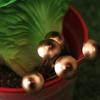 Charming Metal Mushroom Garden Stakes Unique Rustic Mushroom Garden Statue Handmade Mushroom Ground Decoration Courtyard Lawn