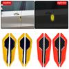 4Pcs Car SUV Body Door Reflective Safety Warning Anti-Collision Carbon Fibre Sticker Protector Car Accessories Car Stickers