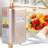 Gold Home Kitchen Hot Cold Mini Instant Water Heater with Indicator Light