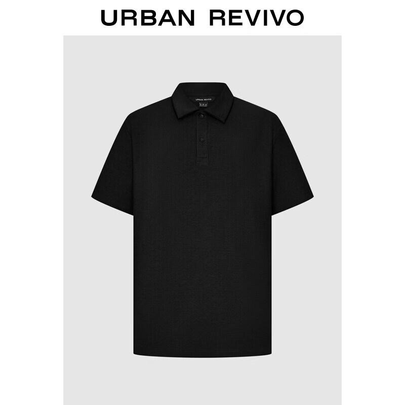 

UR2026 Men s Solid Short Sleeve Polo Shirt XS