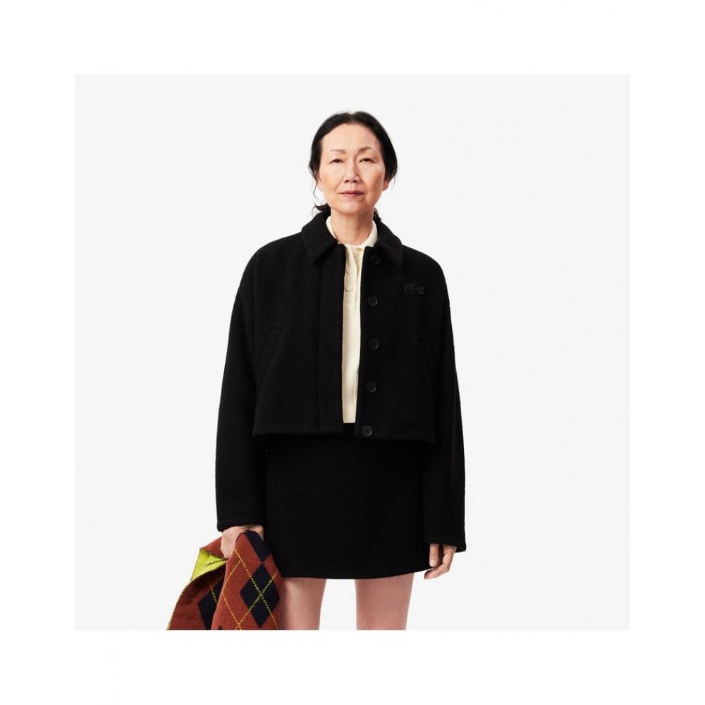 

Lacoste Жіноча вовняна укорочена куртка S з коміром Bf8021 54n 031 038