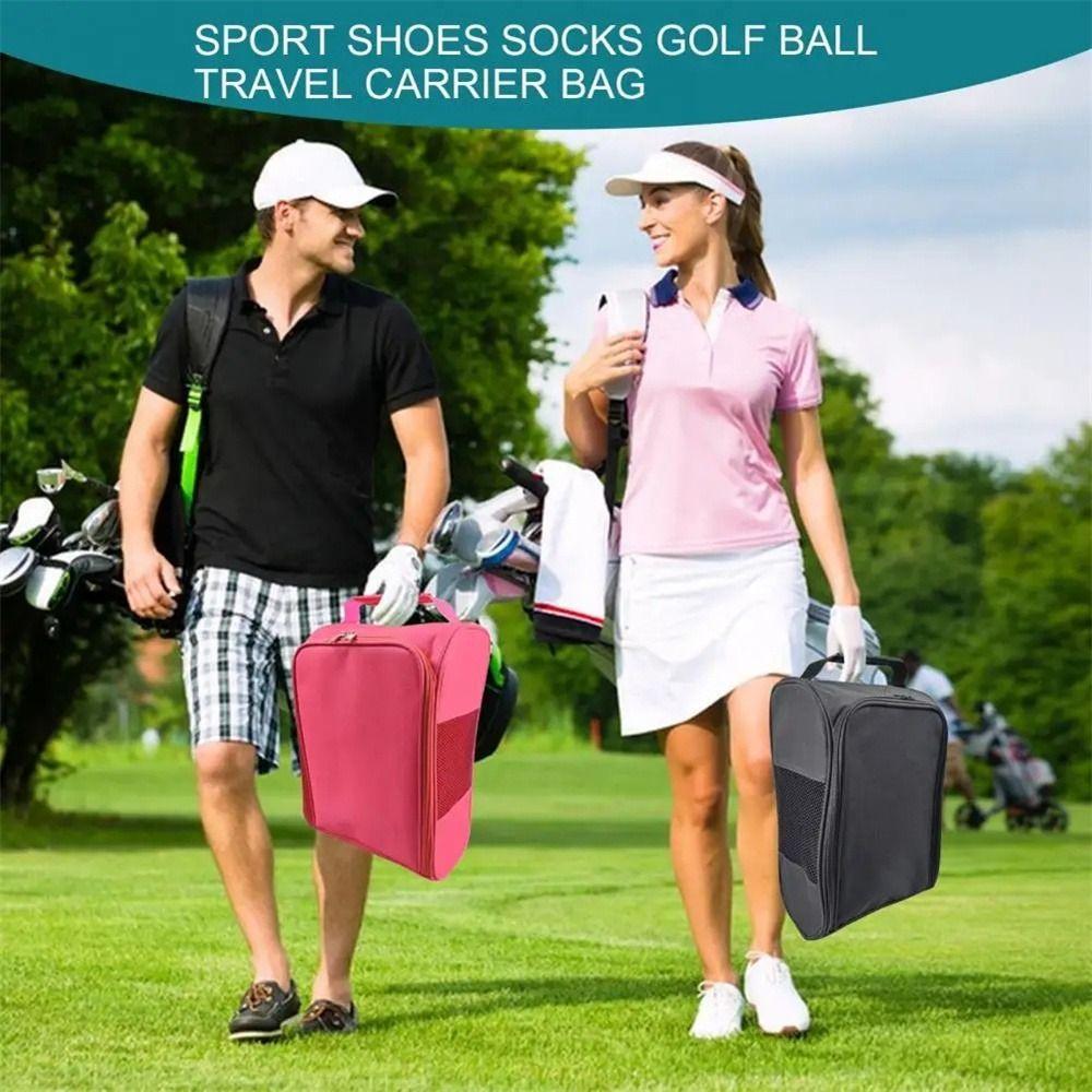 Lightweight Shoes Carrier Bags Breathable Golf Shoe Holder Bag Golf Shoe Bag  Outdoor Sports