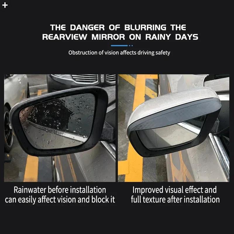 For Nissan TIIDA Leaf Rear view mirror rain shield,Rear view mirror for rain protection