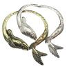 Exaggerated Fish Necklace Statement Jewelry Cuff Necklace Alloy Texture Unique Neck Jewelry for Fashion Individuals