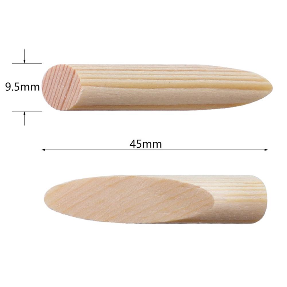 50 Pack Solid Wood Pocket Hole Plugs 9.5mm Woodworking Furniture Jointing Accessories for Pocket Hole Jig Woodworking Tool