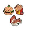 Cartoon Cat Alloy Brooch - French Fries & Chicken Nugget Shapes for Clothing, Hats, or Backpacks