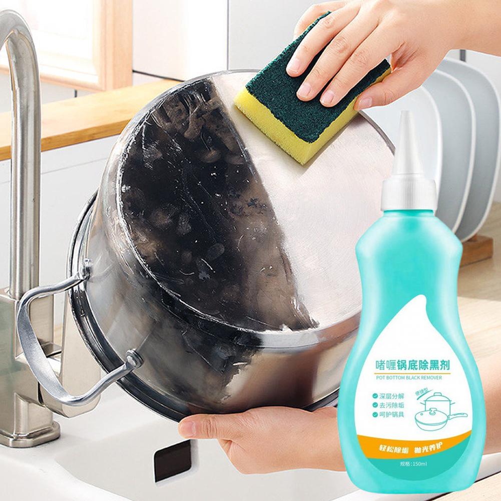 Gel Pot Bottom Black Remover Heavy Oil Stains Black Stain Black Steel Bottom Stainless Descaler D0P0