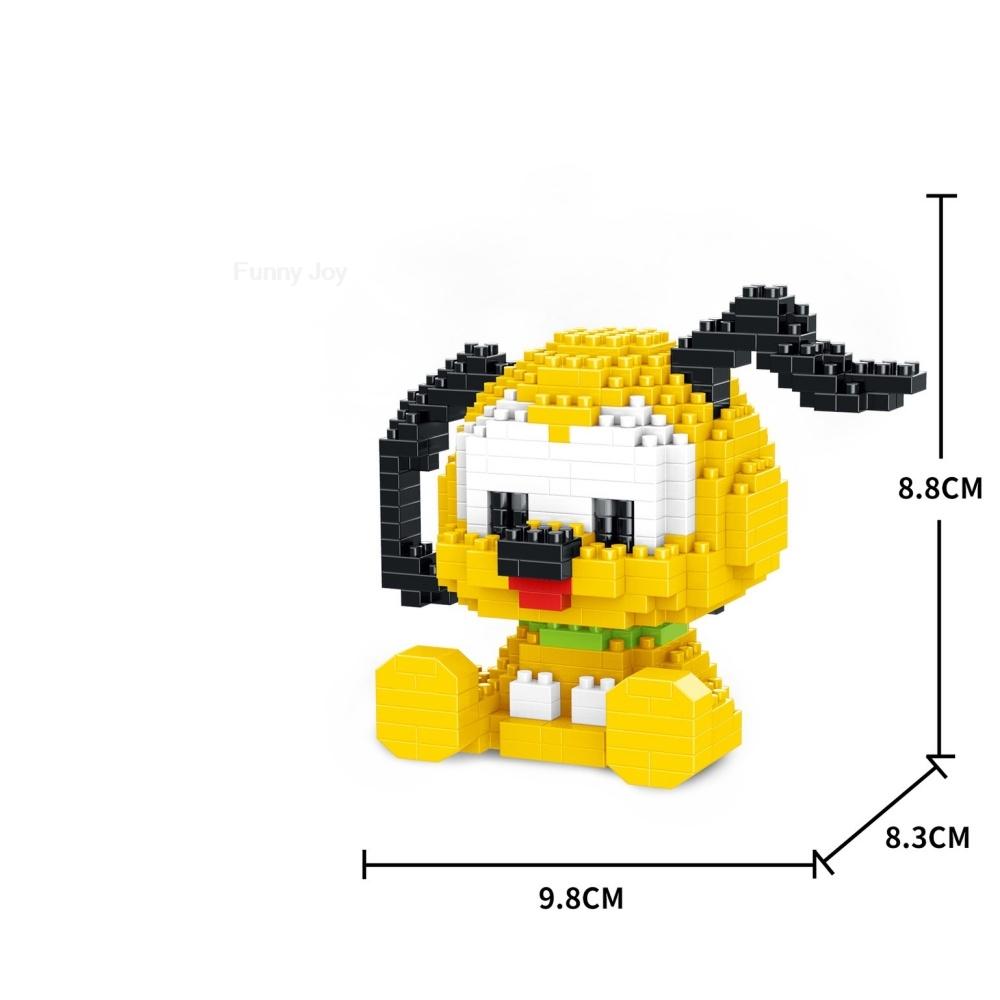 Cartoon Anime  Blocks Kuromi My Melody Cinnamoroll Mouse Building Blocks Doll Toy Kids Birthday Gift