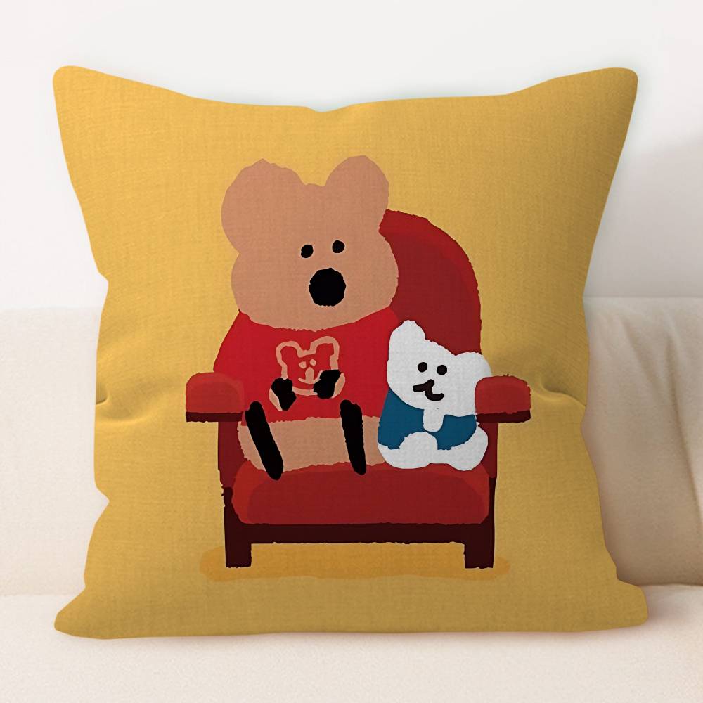 

D-Dinotaeng Наволочка для подушки Квокка Обивка Диванная подушка Домашний декор Наволочка 12x12Inch