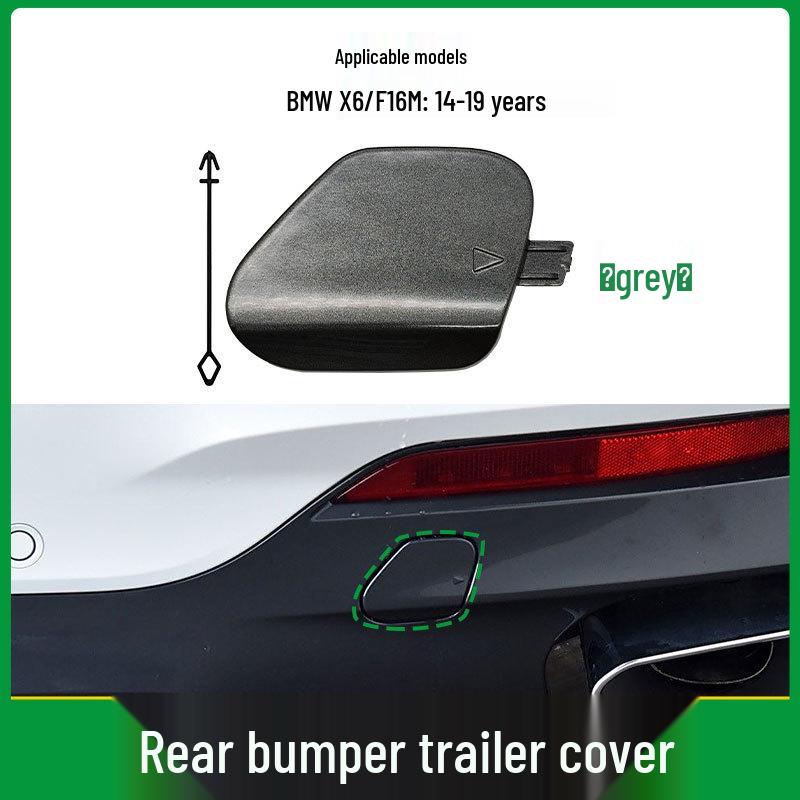 BMW X6 Sport F16 M Tow Hook Covers: Front and Rear Bumper Rescue Hole Covers