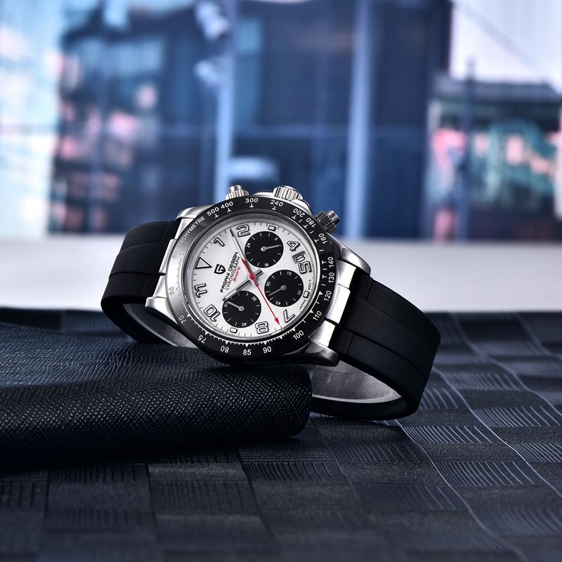 Pagani Design Sport Wristwatch For Man Top Brand Stainless Steel Waterproof Clocks Men Watch Military Quartz WristWatch