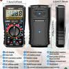 Digital Multimeter ANENG SZ852 Professional 1999 Counts 600V AC DC Voltage Current Resistance Tester HFE Transistor Diode Test with Digital Display