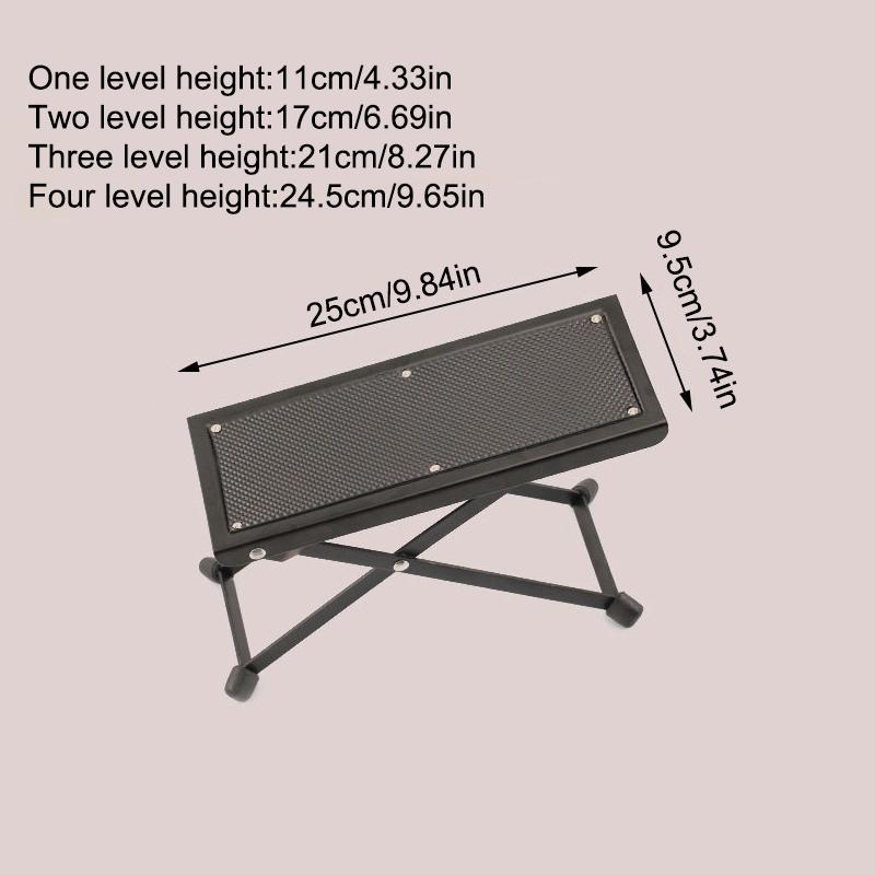 Pedicure Foot Rest Stand Adjustable Height Beauty Footrest Foldable Foot Rest Pedal Anti-Slip For Manicure Home Foot Care