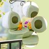 Bird Nest for Cage Easy Installation, Cozy, Indoor Outdoor Hanging Hammock Shed for African Grey