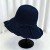 Ultra-fine Woven Handmade Grass Woven Bucket Hat Women's Travel Big Eaves Fake Sunscreen Visor Summer Lafite Straw Hat