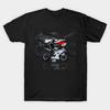 Men Black Print T-shirt White Lightning: Yamaha R6 No-Cut Transfer Paper Print Cotton Tshirt