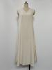 2025 Summer Sleeveless V-neck Maxi Dress - European & American Style, Elegant Long Dress with Side Slit for Women