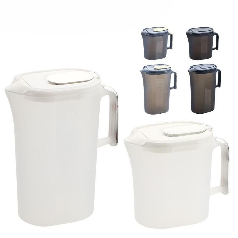 Cold Water Pitcher with Scale, Kitchen Baking, Household PP Thickened Large Capacity Measuring Cup, Plastic Cup, Cold Water Pitcher