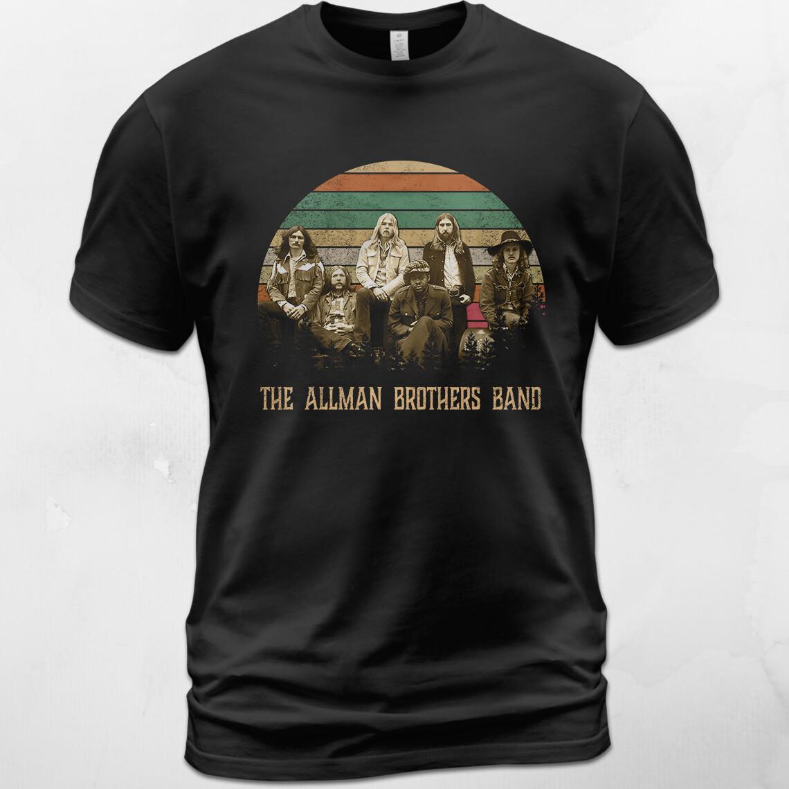 Classic Rock The Allman Brothers Band Jessica Midnight Rider Duane Allman Shirt XXXXL