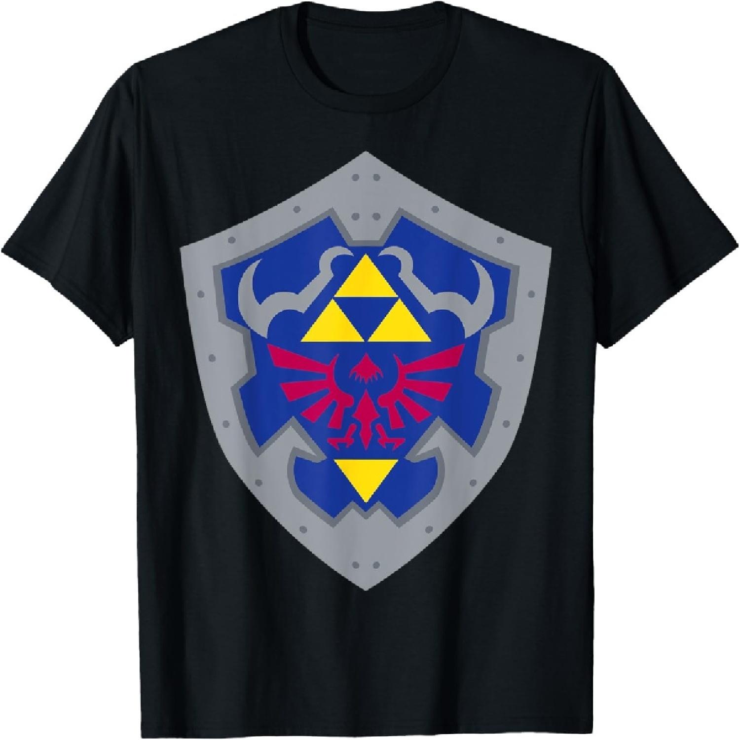 Футболка с портретом Щита Хайрула из Legend Of Zelda S