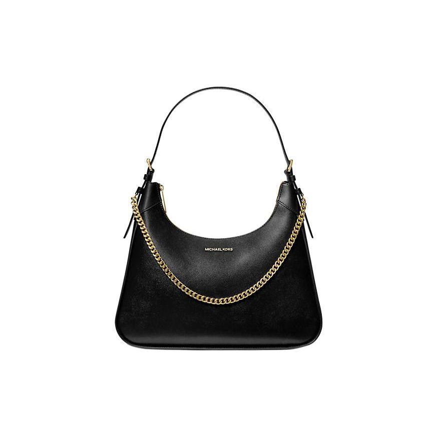 

Michael Kors Wilma Fashion Casual Logo Leather Tote Shoulder Bag Women Handbags Black 35H3G3WL3L-BLACK Basic Set (Bag+Dust Bag)