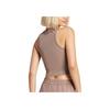 adidas Damen Essentials Geripptes Tanktop Trace Brown Damen Streetwear JC9009