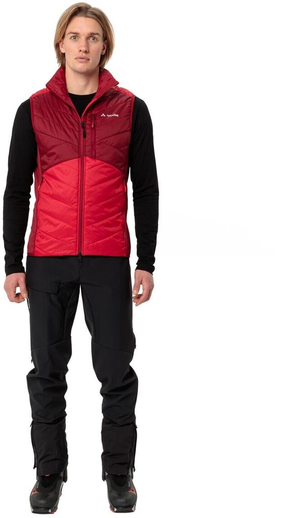 VAUDE Мужская куртка Sesvenna Vest IV красного цвета