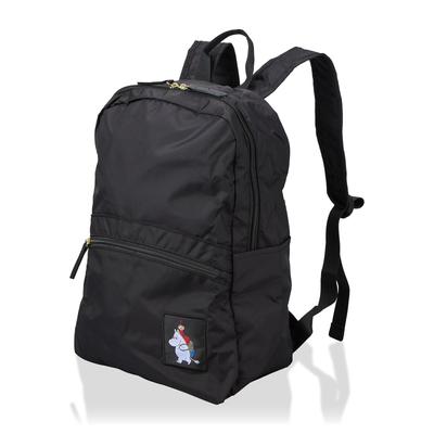 Moomin Folding Backpack with Storage Pouch H0130 MC35.Black My and Moomin