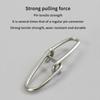 Double Buckle Pin Bfp-300 Stainless Steel High Tensile Strength Durable Smooth Anti Fall Off Fishing Accessories For Sea Fishing