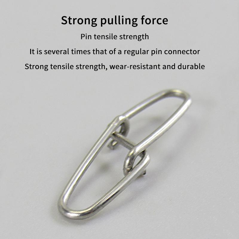 Double Buckle Pin Bfp-300 Stainless Steel High Tensile Strength Durable Smooth Anti Fall Off Fishing Accessories For Sea Fishing