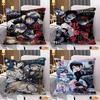 Anime Black Butler Maple Design Cushion Cover Happy Autumn Harvest Decor Holiday Decorati Pillow Cover