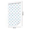 Hearts Wallpaper White and Azure 50x1000