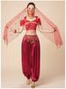 Costume de Danse du Ventre Exotique Princesse Jasmine d'Halloween pour Adultes
