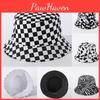Versatile Black White Print Fisherman Bucket Hat Featuring A Fun Smiley Face Patch For Men And Women
