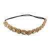 Headwear Makeup Party Turquoise Korean Style Headband Elastic Bohemian Hair Accessories Rhinestone Beaded Hairband